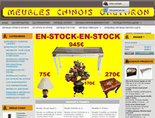 Tablet Screenshot of meubleschinois.net
